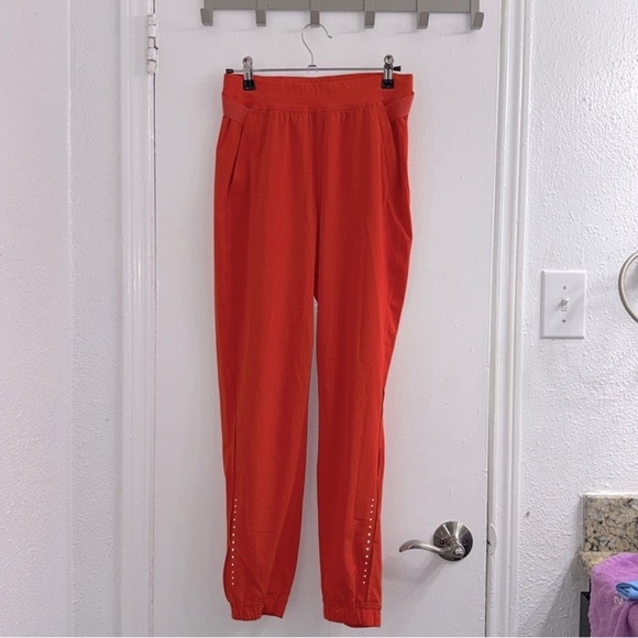 Lululemon adapted state high-rise jogger *Air flow solar orange  sz 4 NWOT. - Picture 9 of 16